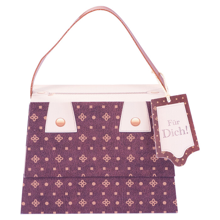 Geldgeschenktasche 17 x 6 x 20 cm violett