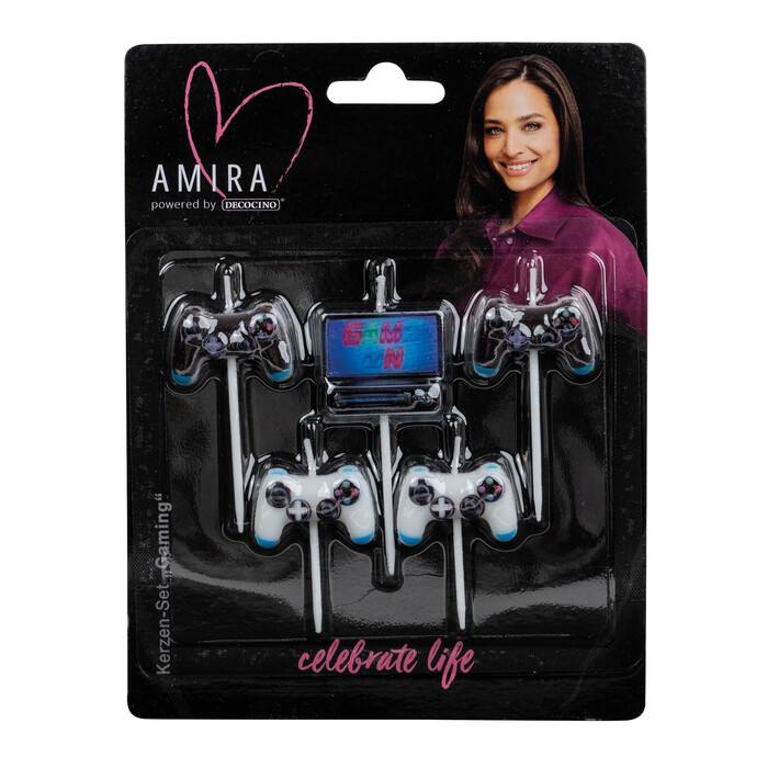 Kerzen-Set Gamer 5 Stück