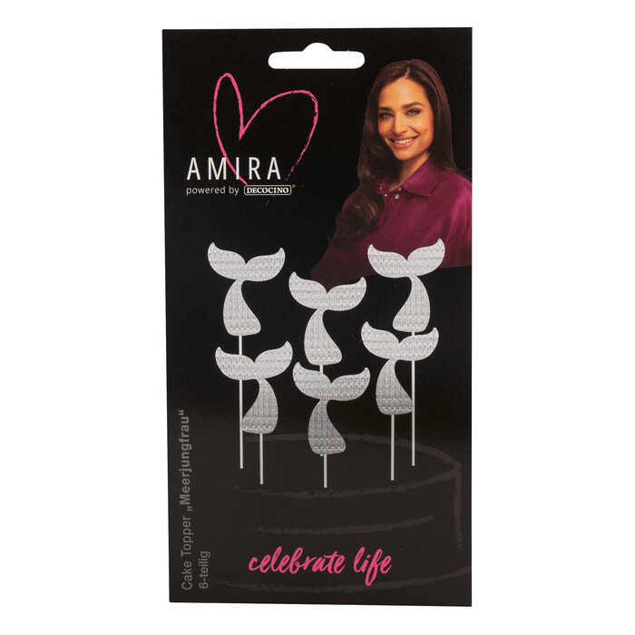 DECOCINO by Amira Cake Topper Meerjungfrau 6-teilig
