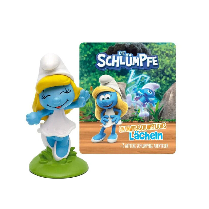 TONIES Hörfigur Die Schlümpfe - Ein unwiderschlumpfliches Lächeln & 3 weitere schlumpfige Abenteuer