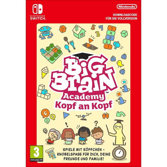 Big Brain Academy: Brain vs. Brain Digital Code (Switch)