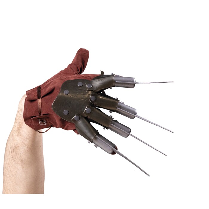 Horror-Handschuh braun/grau