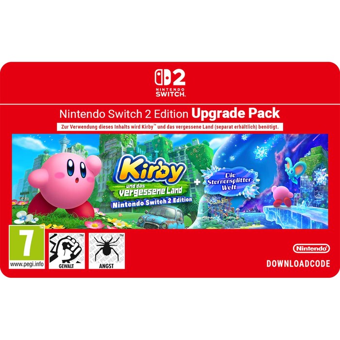 Kirby and the Forgotten Land + Star-Crossed World Upgrade Pack Digital Code (Switch 2)