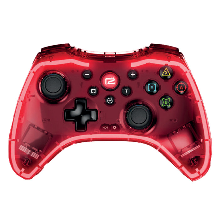 READY2GAMING Controller Pro Pad X LED Edition für Nintendo Switch rot