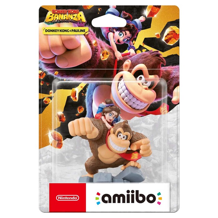 NINTENDO amiibo Donkey Kong Bananza Figur (Donkey Kong & Pauline)