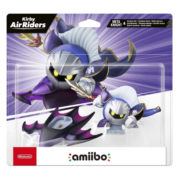 NINTENDO amiibo Kirby Air Riders Meta Knight & Schatten-Stern Figur