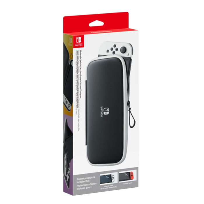 NINTENDO Switch OLED Model Transport Case + Schutzfolie