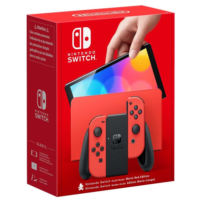 NINTENDO Konsole Switch Mario Red Edition (OLED-Modell) rot