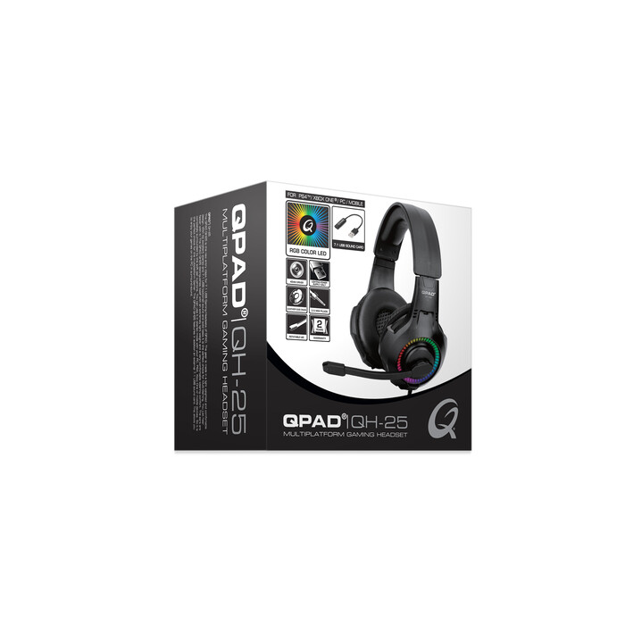 Qpad Multiplatform Gaming Headset 7.1 USB Gaming Headset