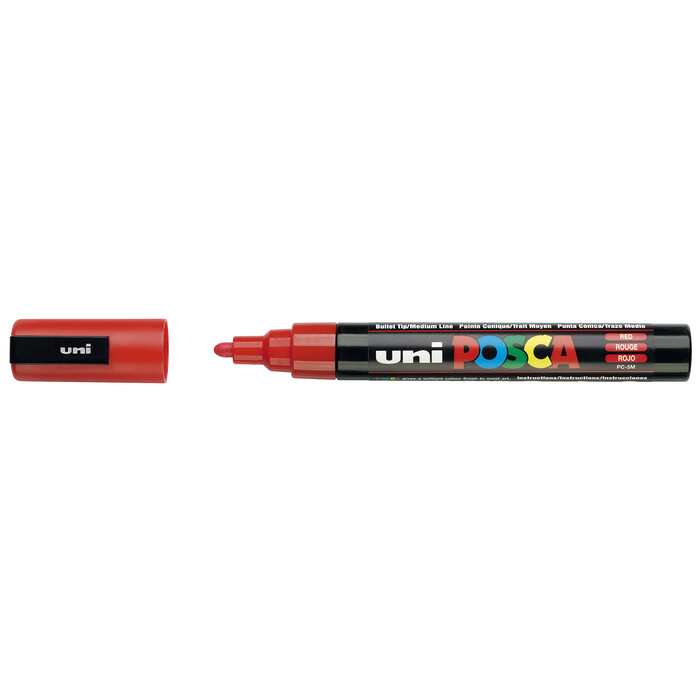 Marker Uni Posca PC-5M rot