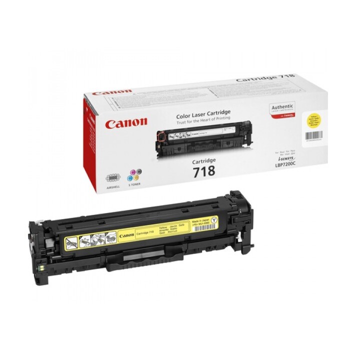 CANON Toner 718 gelb