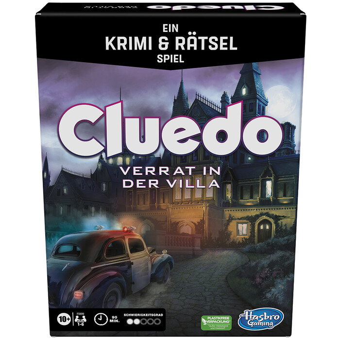 HASBRO Gaming Krimispiel Cluedo Verrat in der Villa bunt