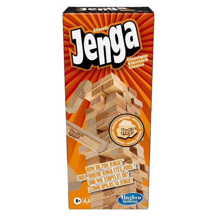 HASBRO Gaming Jenga Classic braun