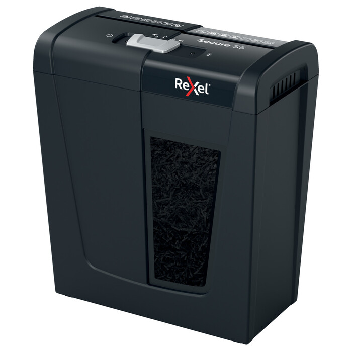 REXEL Aktenvernichter Secure S5 Streifenschnitt 10 Liter