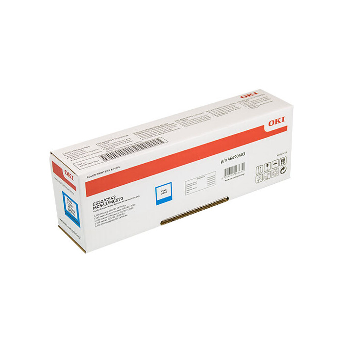 OKI Toner MC573DN cyan 1,5K