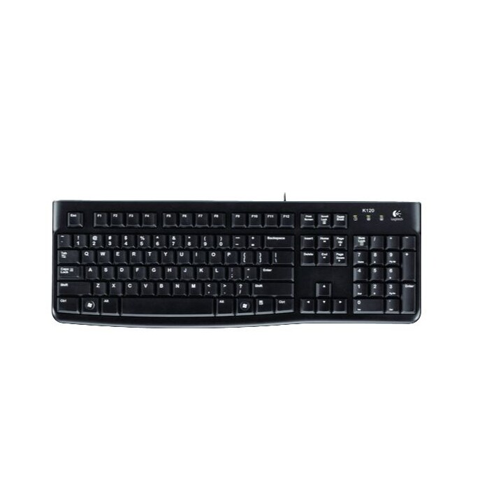 Logitech Tastatur K120 schwarz