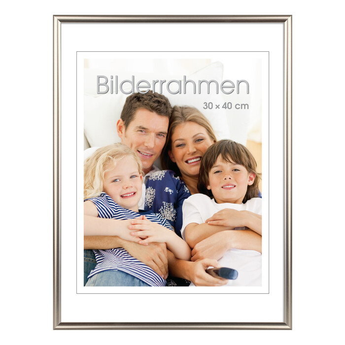 INTERTRADING Bilderrahmen 30 x 40 cm silber
