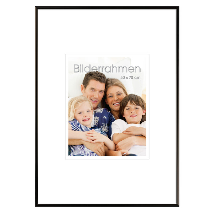 INTERTRADING Bilderrahmen 50 x 70 cm schwarz