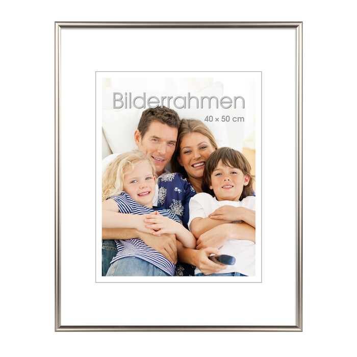 INTERTRADING Bilderrahmen 40 x 50 cm silber