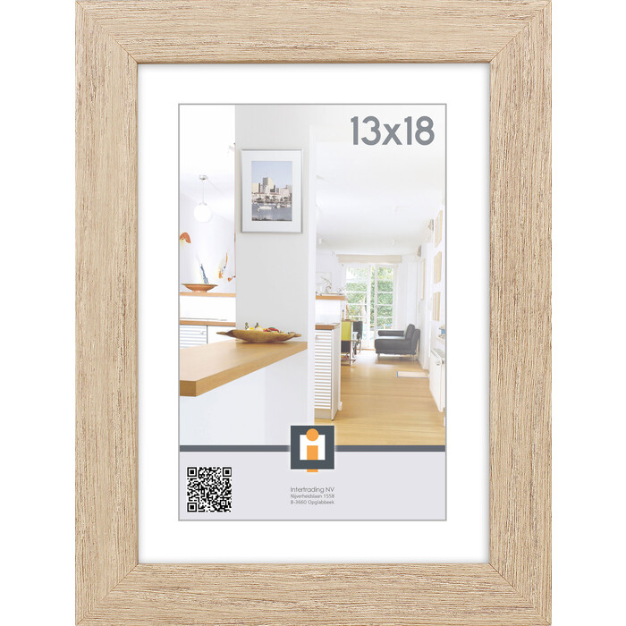 INTERTRADING Bilderrahmen Livorno 13 x 18 cm grau