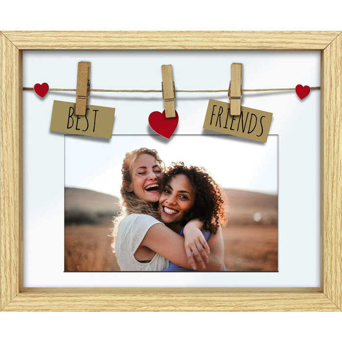INTERTRADING Bilderrahmen Rio - Best Friends 10 x 15 cm natur