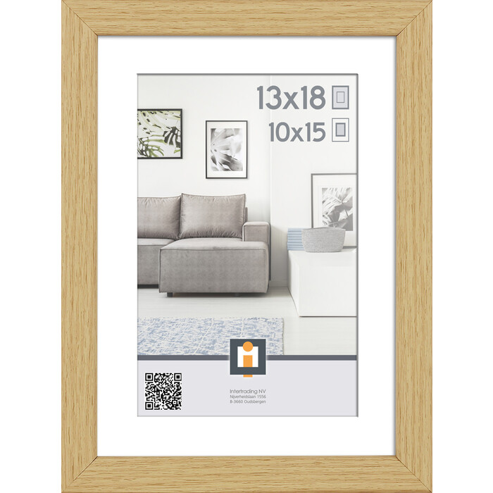 INTERTRADING Bilderrahmen Madrid Natur 13 x 18 cm natur