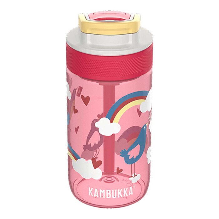 KAMBUKKA Trinkflasche love birds Lagoon 400 ml bunt