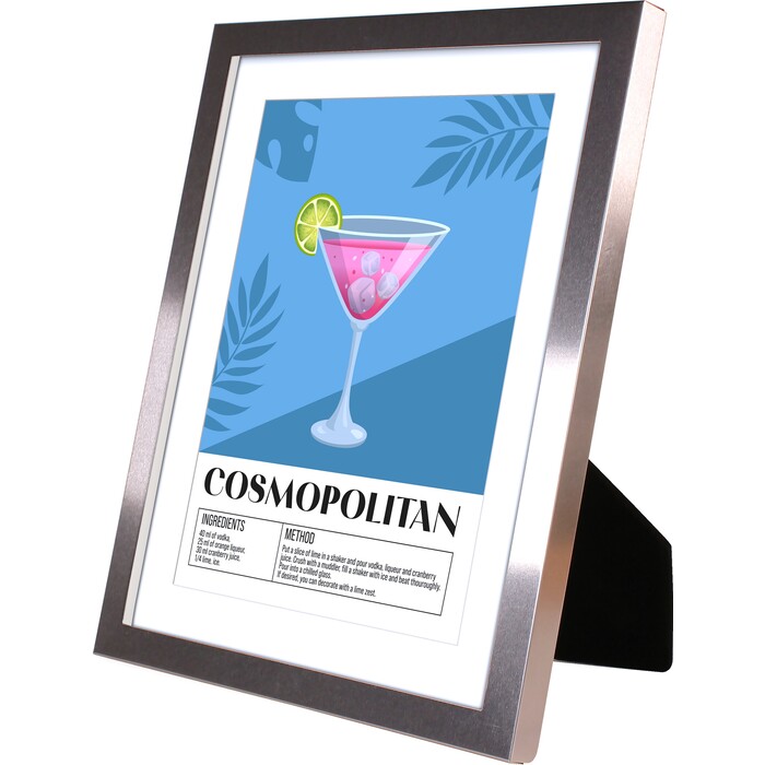 Bilderrahmen Cosmopolitan 23,5 x 29,5 cm silber