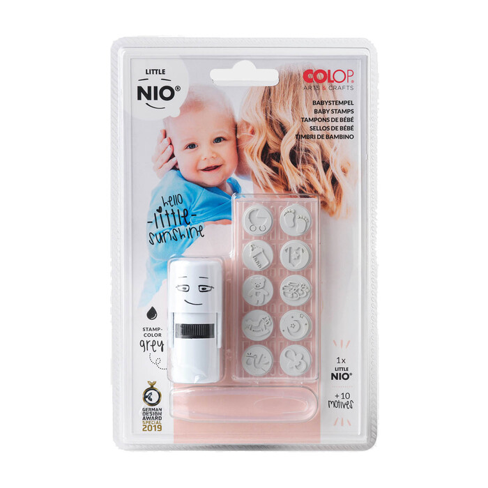 COLOP Stempel-Set 10 Baby Motive inkl. Pinzette