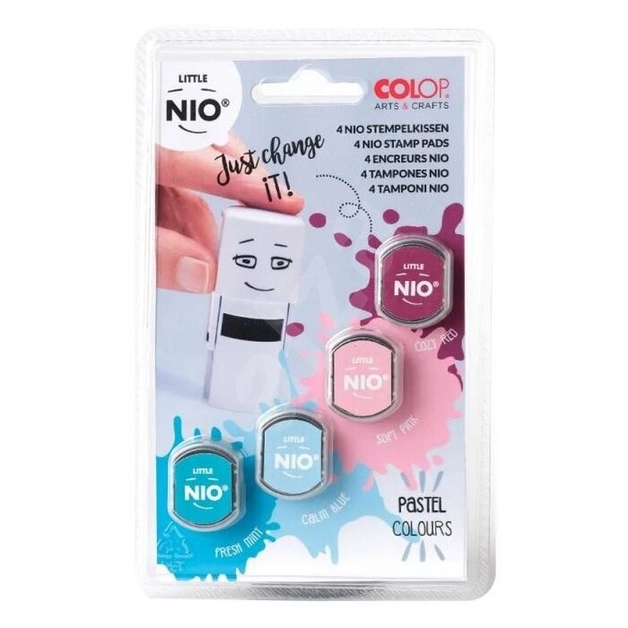 COLOP Little Nio Stempelkissen Pastell 4er-Set