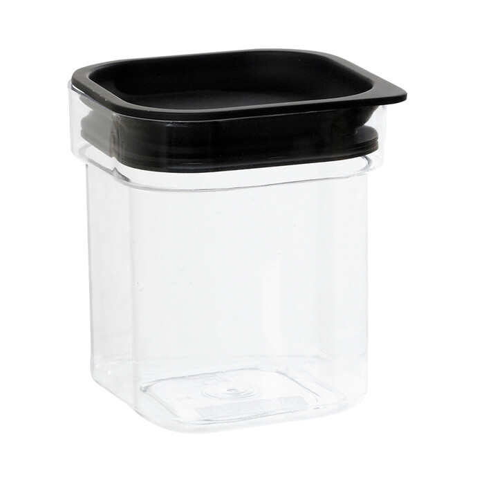 Vorratsdose Hamburg 0,6 Liter schwarz/transparent