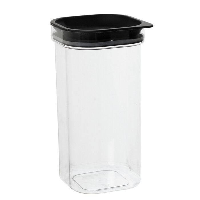 Vorratsdose Hamburg 2,5 Liter schwarz/transparent