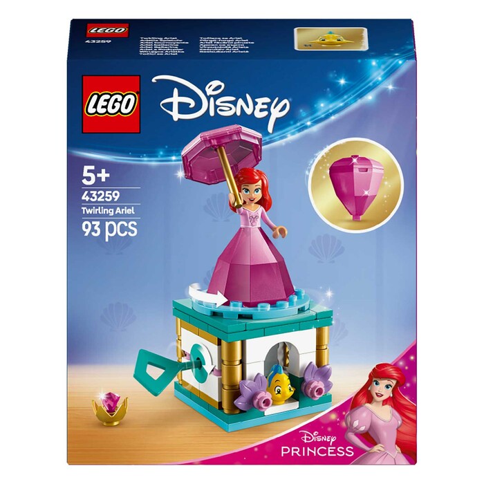 LEGO® Disney Arielle Spieluhr 93 Teile 43259