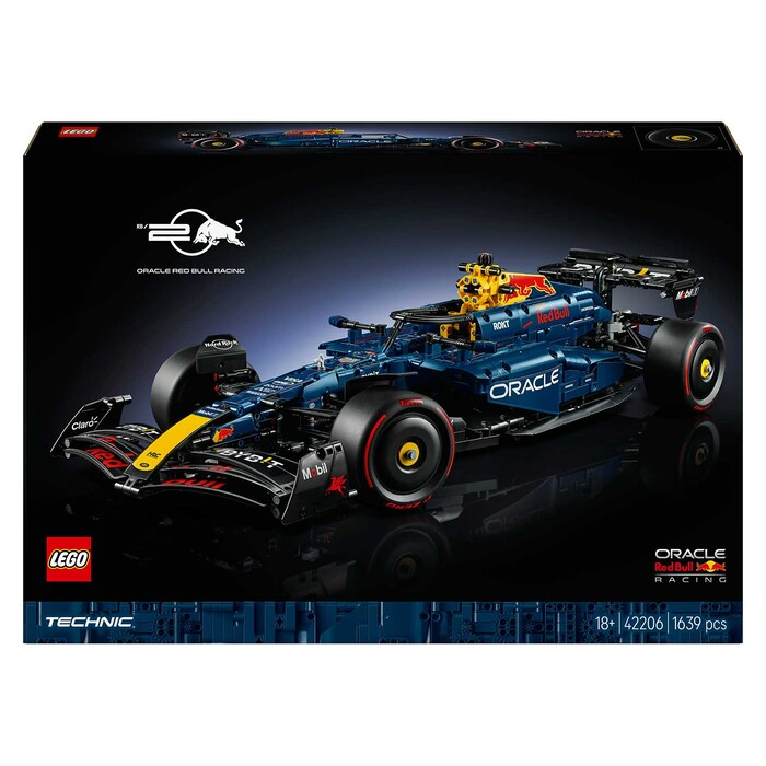 LEGO® TECHNIC Oracle Red Bull Racing RB20 F1 Rennauto 1639 Teile 42206