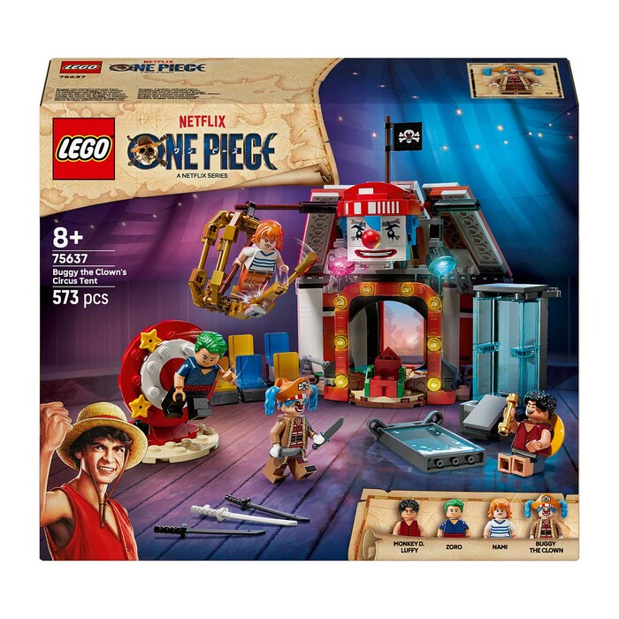 LEGO® One Piece Zirkuszelt von Buggy dem Clown 573 Teile 75637