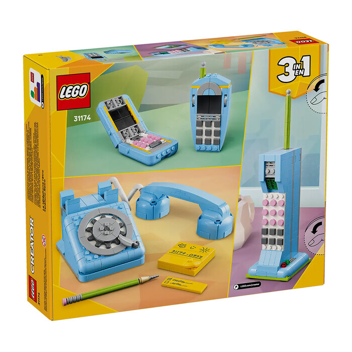 LEGO® Retro Telefon Set 3 in 1 383 Teile 31174