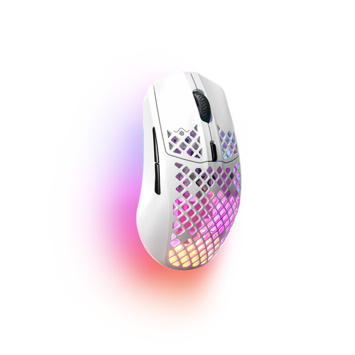 SteelSeries Gaming Maus Wireless Aerox 3 weiß