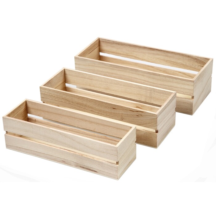 Holzboxen 3 Stück