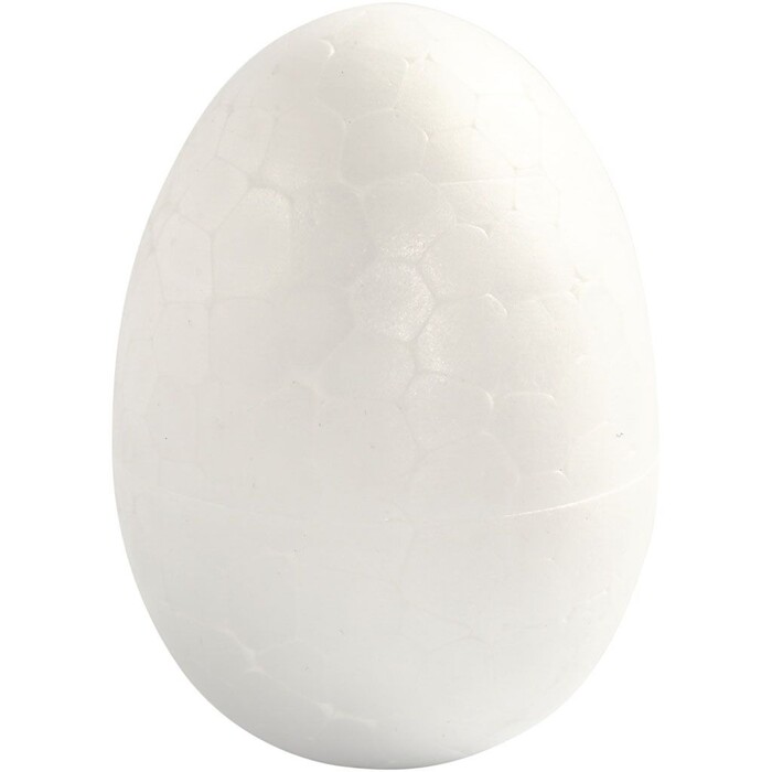 Styropor-Eier 4,8 cm 10 Stück weiß