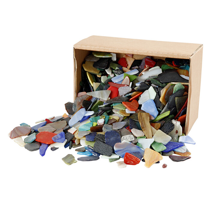 Mosaikstein-Mix aus Glas 15-60 mm bunt