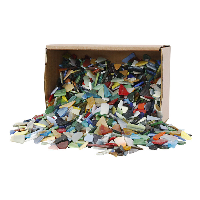 Mosaikstein-Mix aus Glas 8-20 mm bunt