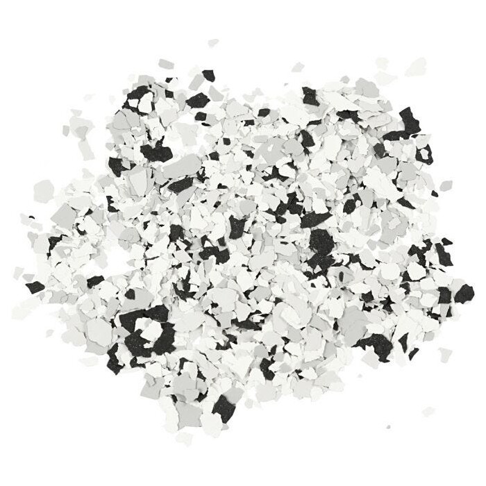 Terrazzo-Flocken in Streudose 90g schwarz