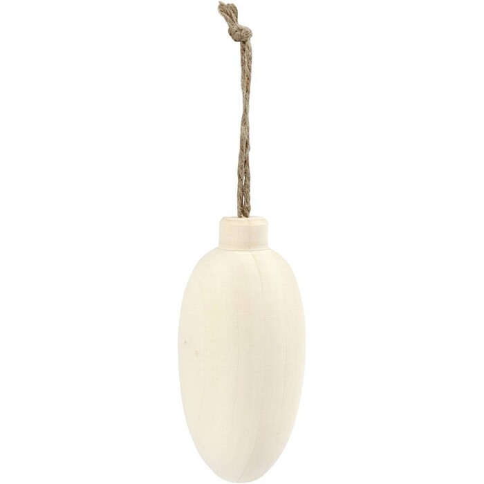 Zapfen aus Holz 9 cm Ø 4,3 cm natur