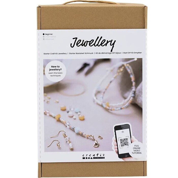 Bastel-Set Schmuck aus Perlen bunt
