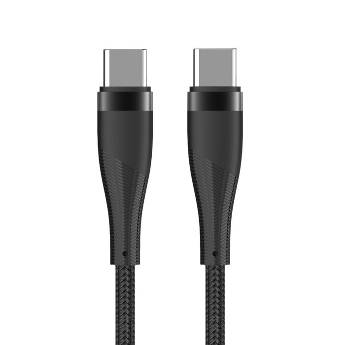 MAXLIFE USB-C/USB-C Kabel MXUC-08 1m schwarz