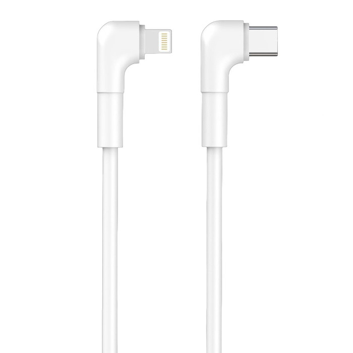 MAXLIFE USB-C/Lightning Kabel 1 m weiß
