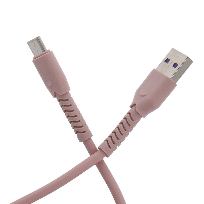 MAXLIFE USB/USB-C Kabel MXUC-04 1m pink
