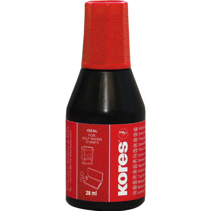 Kores® Stempelfarbe rot 28ml - Image 2