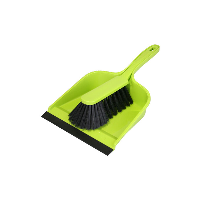 RIVAL Kehrgarnitur aus Kunststoff limegreen
