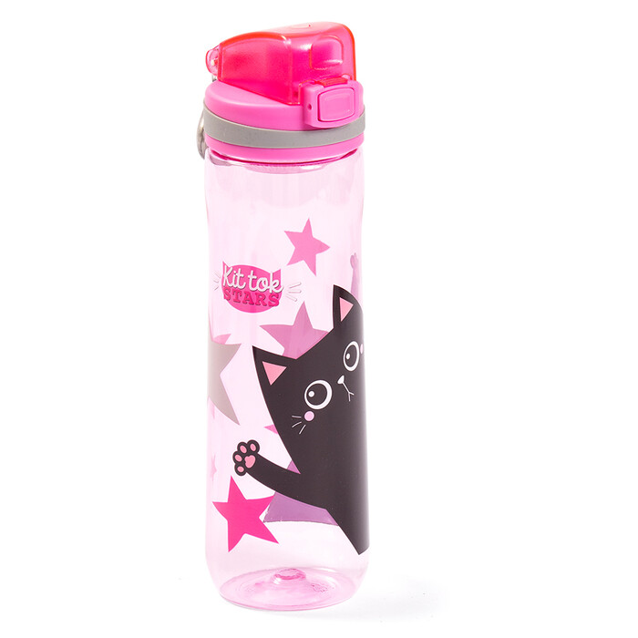 Trinkflasche Kit Tok Stars 600 ml rosa